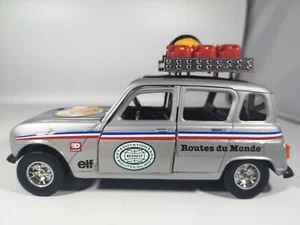 BURAGO RENAULT 4 ROUTES DU MONDE SCALA 1/24 - Foto 1 di 8