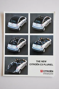 Car Press Photo - Citroen C3 Pluriel - Metallic - Back / Side / Top View - Picture 1 of 1