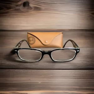 Ray Ban Glasses 5206 2034 Eyeglasses Frames Only Black Womens Full Rim 52-18-145 - Picture 1 of 11