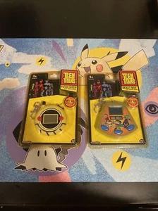 Teen Titans Techno Source 2007 Keychain Handheld LCD Games Beast Boy+Pizza Catch - Picture 1 of 6