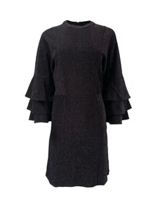 SCOTCH & SODA Women's Black 3/4 Sleeve Casual Dress #564 S NWT - Picture 1 of 2