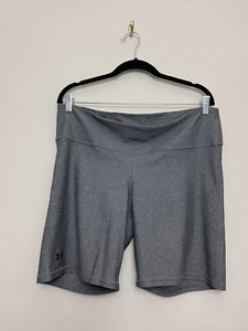 Under Armour Heatgear Damen-Radshorts Größe XS 2XL grau Laufen Kompression 8 Zoll - Bild 1 von 4