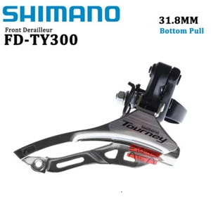 Shimano Tourney FD-TY300 6/7/8Speed MTB Bike Front Derailleur 31.8MM Bottom Pull - Picture 1 of 5
