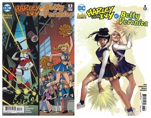 HARLEY & IVY MEET BETTY & VERONICA #3 JUEGO DE VARIANTES A & B PRIMERA IMPRESIÓN DC 2017 casi nuevo - Imagen 1 de 3
