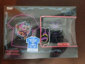 NEU Funko Pop The Infinity Saga Wakanda Forever Black Panther Pop & Tee M(R) - Bild 1 von 6