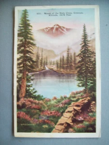 5231. Berg des Heiligen Kreuzes, Colorado Höhe, 13176 Fuß Postkarte - Bild 1 von 2