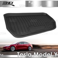 3D MAXpider Fit 2020 Tesla Model Y Kagu Black Front Frunk Cargo Liner Floor Mat