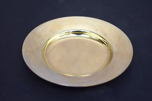 Plato patena antiguo de plata de ley para tu cáliz, 5 1/2" de diámetro(CU832) Church Co. - Imagen 1 de 11