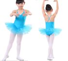 UK Seller Girls Fairy Dress Leotard Lycra Ballet Tutu Costume Dance Dress 2075 