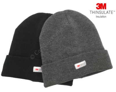 Adults Men's Extra Heavy Chunky Beanie Hat With 3M Thinsulate Wooly Hats