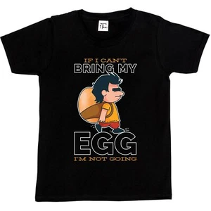 1 T-Shirt Kinder Jungen If I Can't Bring My Egg I'm Not Going - Bild 1 von 5