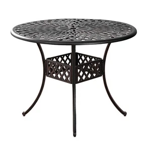 42 "Round Patio Table,Outdoor Dining Table,Round Patio Bistro Table for Garden - Picture 1 of 7