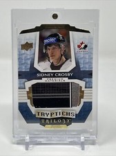 2016-17 Upper Deck Sidney Crosby Tryptichs Trilogy Premium Materials Stick /10!!