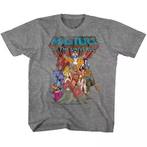 Camiseta Masters Of The Universe Años 80 Dibujos Animados He-Man Personajes Good Evil Juveniles - Imagen 1 de 3