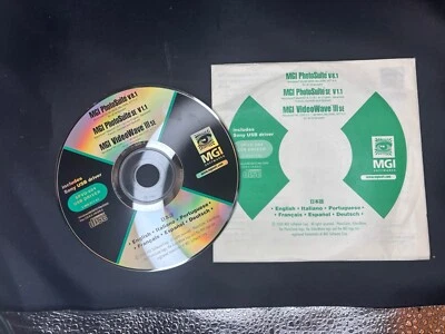 2000 Sony SPVD-004 Driver Disc MGI Software Photo Suite 8.1 Bundle Windows Mac - Image 1 of 4