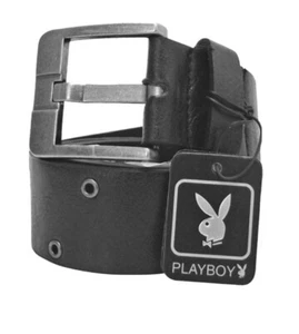 Mens Playboy Black Size Medium Rivet - Picture 1 of 4