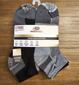 Mossy Oak Para Hombre 6 Pares Calcetines Deportivos Cuarto Infusión Cobre Zapato Talla 6-12 Nuevo - Imagen 1 de 3