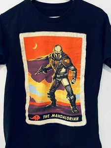 The Mandalorian Star Wars T Shirt Port & Company Black Cotton Mens Medium - Picture 1 of 2