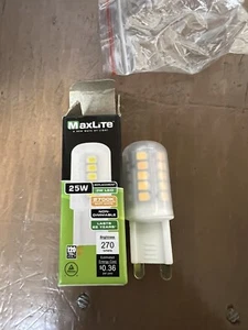 MaxLite 41117-3G9LED27 LED Bi Pin Halogen Replacements - Picture 1 of 3