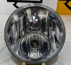 OEM97-23 Harley Touring Softail 7" Dual Halogen Headlight headlamp - Picture 1 of 8