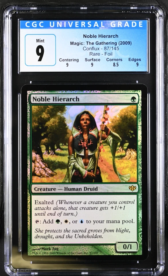 NOBLE HIERARCH Conflux Foil Rare CGC 9 MTG [Nostalgium] - Image 1 of 2