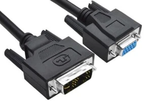 New-DVI Male to VGA Female Cable 10' Long - Picture 1 of 3