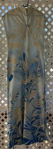 Vintage Nani of Hawaii Liberty House Blumen Maxikleid blau Vintage Größe 8 - Bild 1 von 7