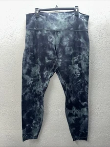 Women's Lululemon Align Pant Tie Dye Green SZ 18 Leggings - Picture 1 of 19