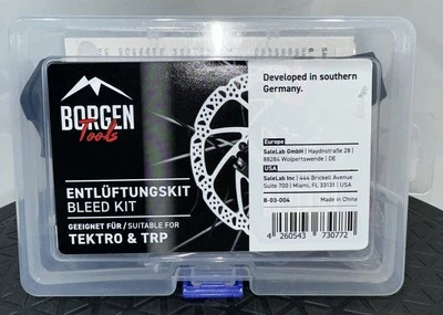Kit de purga Borgen Tools adecuado para bicicleta Tektro y TRP nuevo Foto 1 de 4