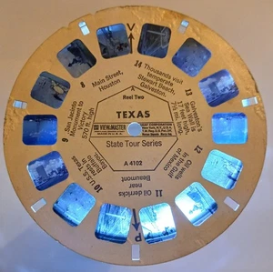 Carrete View Master Texas State Tour Series Two Scenic ViewMaster A 4102 - Imagen 1 de 3
