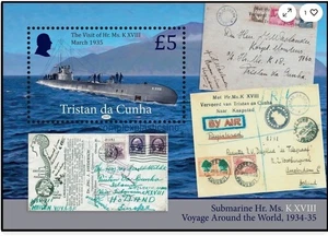 TRISTAN DA CUNHA 2025 STAMP ON STAMP MINI SHEET STAMPS ON STAMPS 19946-2 - Picture 1 of 1