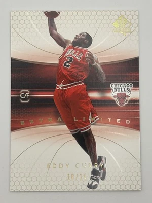 2004-05 UPPER DECK SP AUTHENTIC EDDY CURRY #10 EXTRA LIMITED 10/25 BULLS - Image 1 of 2