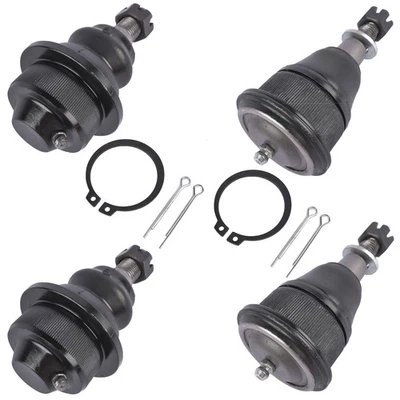 4 piezas rótulas inferiores y superiores para Chevrolet Silverado 2500HD 3500HD 2001-2010 Foto 1 de 4