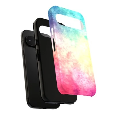 Case For Google Pixel (Pixel 9,8,7,6,5,4,4a,3,3a,2),Rainbow Pastel Print - Image 1 of 4