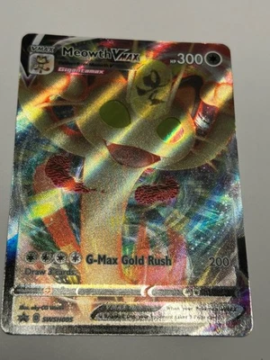 Meowth VMAX SWSH005 SWSH: Sword & Shield Promo Cards Holo - Image 1 of 4