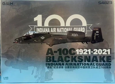 Great Wall Hobby GWH S4823 A-10C Blacksnake Indiana Air National Guard w/3D Part - Image 1 of 4