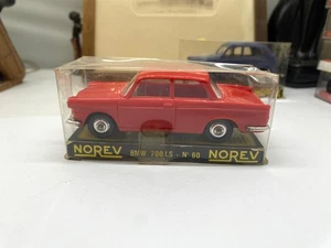 ANCIENNE NOREV PLASTIQUE BMW 700 LS  N°60 ECH 1/43 EME - Imagen 1 de 8