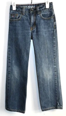 TOMMY HILFIGER SLIM REVOLUTION Boys 7 jeans 6 pkts mfg.4/2011 Denim Farm, School - Image 1 of 4