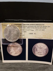 Numismatic Certification Institute 1888 Morgan Dollar 65/65 - Bild 1 von 6