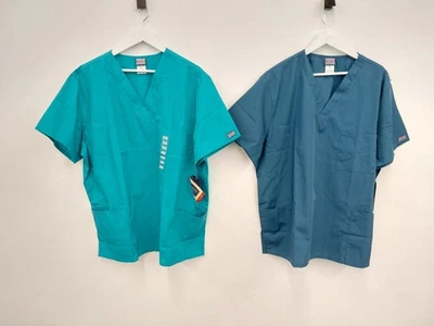 2 piezas. de Camisas Médicas Cherokee Tradicionales Azul y Aqua para Hombre Talla XL Foto 1 de 4