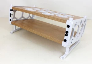 19" 2U DESKTOP STUDIO RACK POD CASE CABINET COMMS MEDIA AUDIO EQUIPMENT STONE EF - Picture 1 of 7