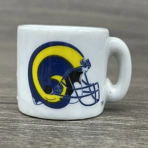 ST LOUIS LA RAMS VINTAGE NFL FOOTBALL 1" MINI KAFFEETASSE KERAMIKTASSE - Bild 1 von 3