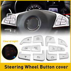 12x Steering-Wheel Button Cover Trim For Benz A B C GLA GLS GLE CLS Class