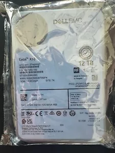 Dell ST12000NM009G 07KT9W Exos X16 12 TB 7,2.000 1/MIN 12 Gbit/s 3,5" SAS-Festplatte - Bild 1 von 2