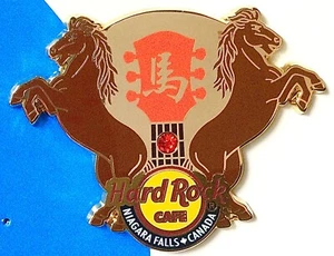 2014 Hard Rock Cafe Niágara Falls Canadá Chino Año Nuevo del Caballo Rubí Pin - Imagen 1 de 1
