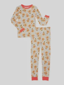 PJ & Me Boys Long Sleeve Christmas Reindeer Top/Jogger Pants Set, Size: 4 - Picture 1 of 3