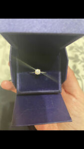 Diamond engagement ring size m
