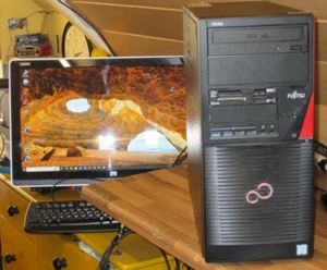 Fujitsu Celsius W550n. i7, 16GB Ram. HD Grafik. USB 3.0-Windows 10, Office 2019 - Bild 1 von 9
