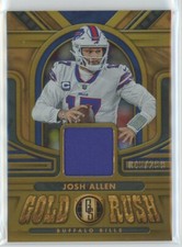 2023 Panini Gold Standard Football Josh Allen Gold Rush Patch /299 Bills