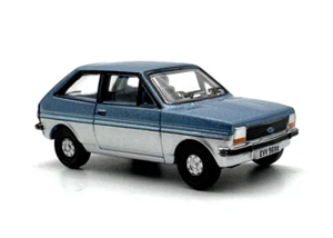 BN 1:76 Blue Fiesta MK I Hatchback Sports Classic Model Diecast Metal Car - Picture 1 of 6